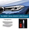 Для BMW 5 серии Рестайлинг G30 G31   Автомобильная Тонировка фар Дымчато-черная Защитная пленка Прозрачная TPU Наклейка Аксессуары