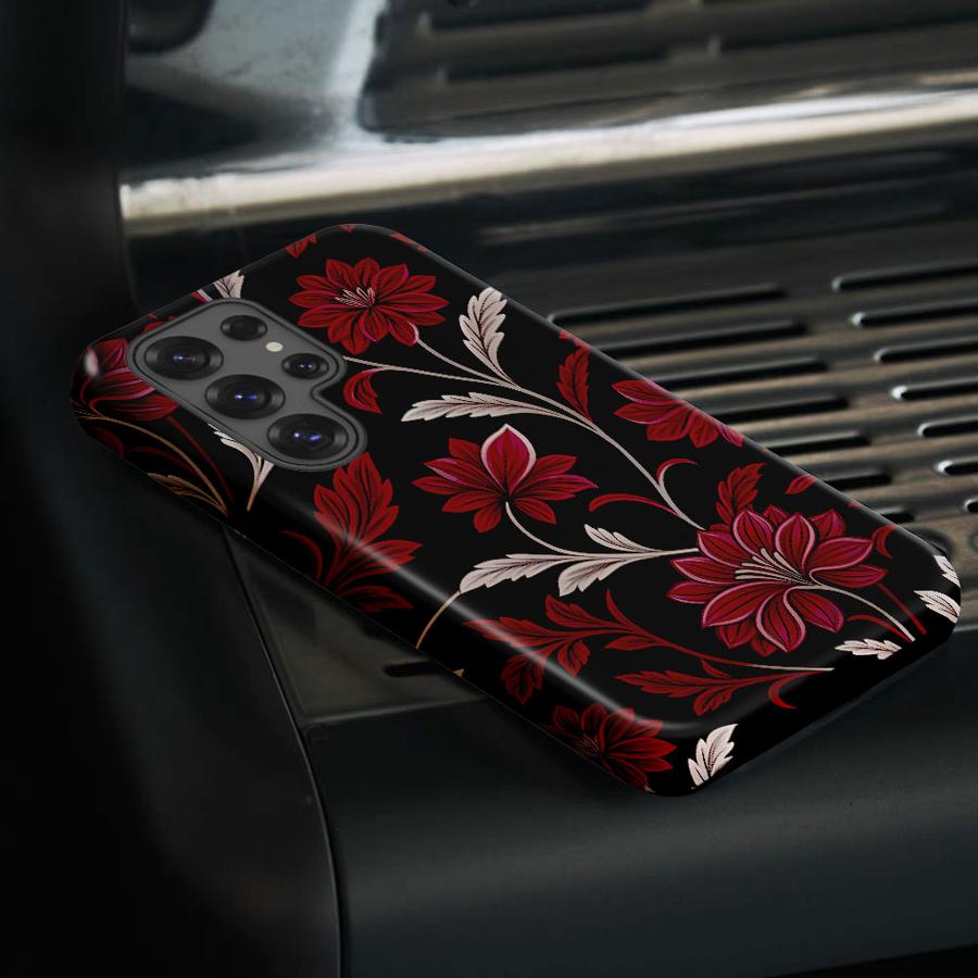 Мягкая обложка Чехол Capa для Samsung Galaxy S25 S20 FE S23 A26 S25Ultra A16 S23Ultra A56 S24 Ultra A36 Ретро Маленький Цветок