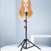Подставка для парика, штатив, подставка для головы манекена, складная, мини, регулируемая высота для парикмахерской