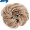 Hair Bun Hairpiece Dark Brown Messy Bun Hair Extension Women Wavy Curly Updo Scrunchie Elastic