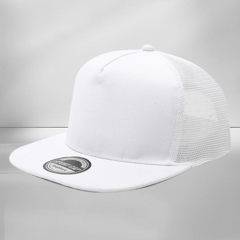 Hip Hop Net Cap Flat Edge Baseball Baseball Cap Printed Embroidered Men's and Women's Sunshade Sun Protection Cap