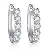 Sterling Silver S925 Moissanite Stud Earrings Total 1.0CT Lab Diamond Premium Women's Earrings 14K White Gold Luxury Jewelry