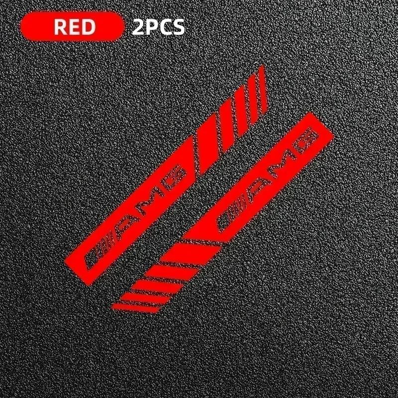GOX3 2pcs/set Car Sticker Rearview Mirror Side Decal Stripe For Mercedes Benz AMG A B C E S class GLA GLC CLA GLK GLE Accessories