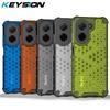 KEYSION Противоударный бронированный чехол для Xiaomi Redmi A5 4G Мягкий силиконовый + ПК Прозрачный сотовый чехол для телефона Xiaomi POCO C71