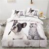 Luxury 3D Bedding Set Europe Queen King Double Duvet Cover Set Bed Linen Comfortable Blanket/Quilt Cover Bed Set Animal Lie Down