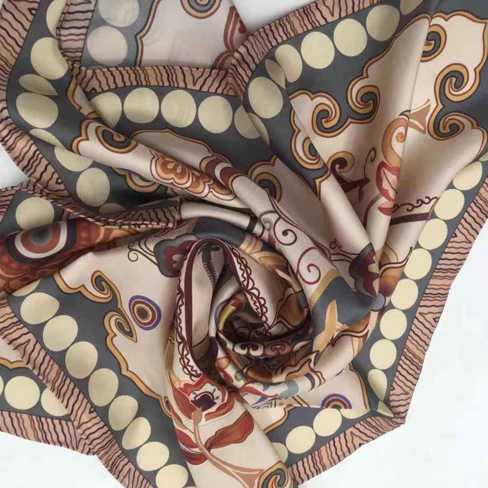 China 100 Pure Women Silk Scarves Scarf 90cm X 90 cm