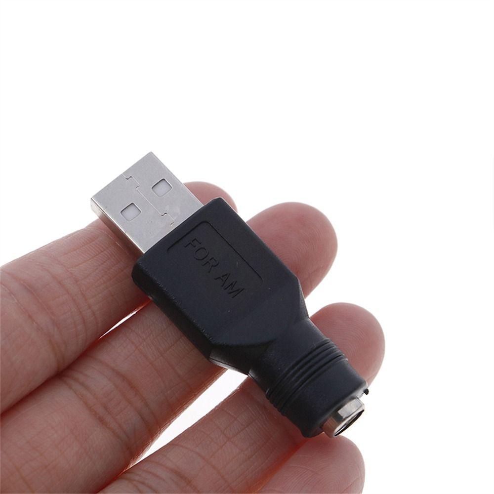 Power Adapter 5.5*2.1mm USB 2.0 DC Power Converter Female Power Jack USB Conenctor Male Plug Socket