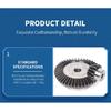 1Pair 1:2 Bevel Gear 1M15Teeth+30Teeth Inner Hole 6mm 90 Degree Drive Commutation Steel Gears Steel Gears Screw M5