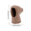 Knit Beanie Windproof Beanie With Neck Gaiter Fleece Lining Cute Hats For Women With Ear Flaps For Cold Weather Autumn Hiking