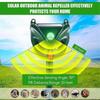 2PCS Outdoor Animal Repellent Solar Repellent Devices Ultrasonic Cat Repellent Deterrent Repellent Skunk Repelent