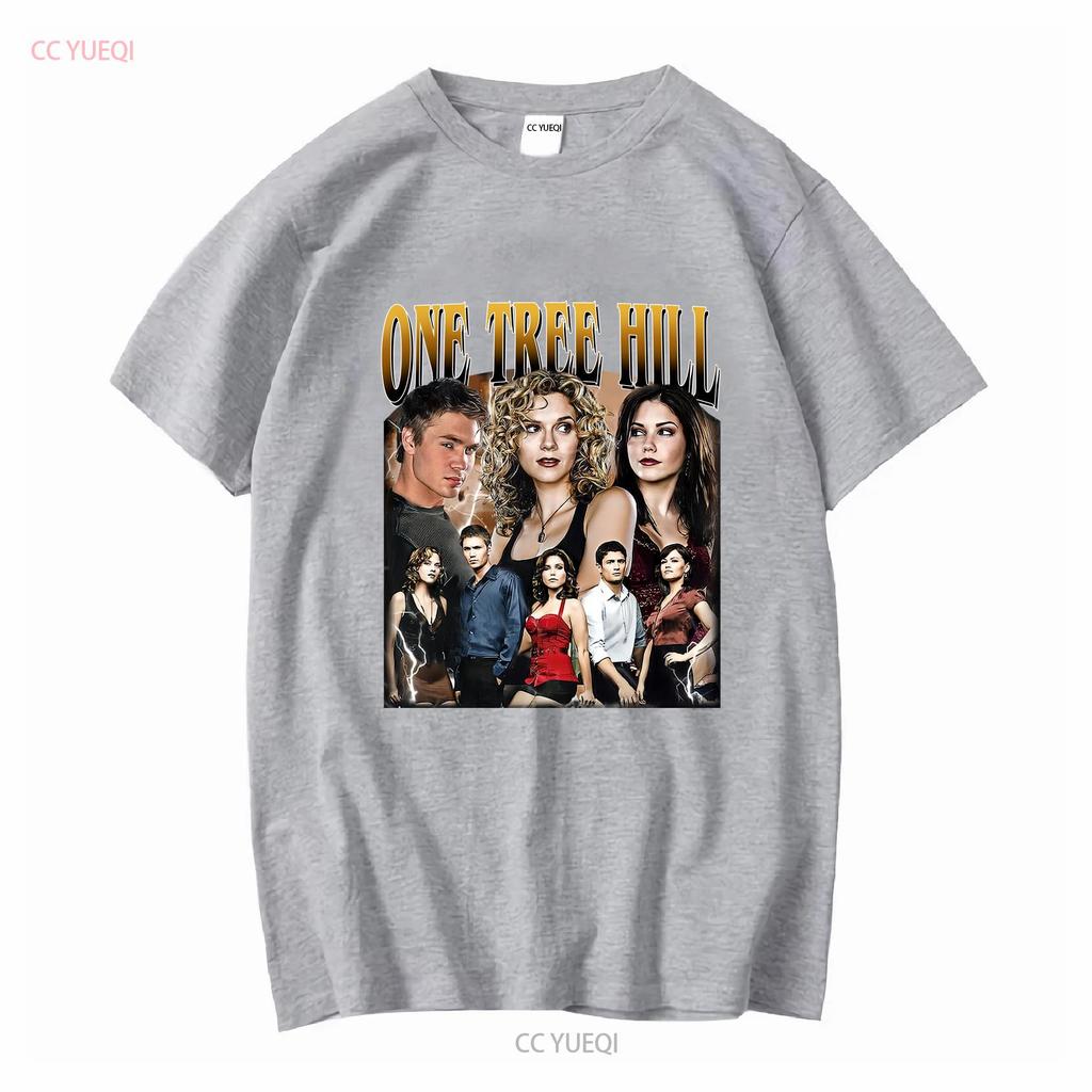 Ограниченная серия Винтажная футболка One Tree Hill для женщин и мужчин с длинным или коротким рукавом, винтажная, стиранная, дышащая, удобная, универсальная
