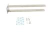 Towel Rack Wall Mount Rustproof Double Arm Saving Space Easy To Install Sturdy Stainless Steel Towel Rod Versatile for Kitchen