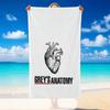 Quick Dry Beach Towel Greys Anatomy Pattern, Lightweight Absorbent Towel for Pool Beach Vacation Use