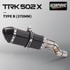Выхлопная система для мотоцикла Benelli TRK502X 502X TRK 2019 2020 2021 Полные системы Moto Соединительная труба