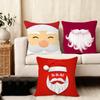 Рождественские Элементы Наволочка Шелковистый Короткий Плюш Чехол для Подушки Дивана Домашний - Невидимая Молния Домашний Декор