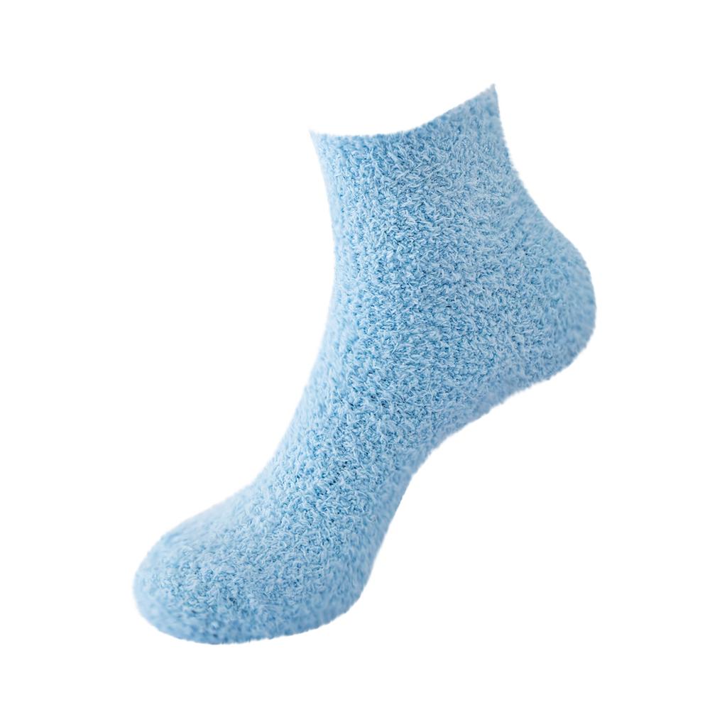 (Projector)Women Fuzzy Cozy Slipper Socks Warm Soft Winter Plush Home Sleeping Socks