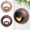 1/4pcs Solid Wooden Doorbell Magnetic Aesthetic Brass Wind Chimes Wireless Doorbells Entrance Door Bell Hanging Pendants Decor