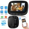 Tuya Smart WiFi Door Bell With 1080P Camera Video Peephole for Door 4.3" LCD Screen PIR Movement Detection Eye Video-eye