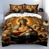 "Celestial serenity embracing divinity" Bedding sets Duvet covers Pillowcases(1* Duvet Cover 2* Pillowcases without duvet insert)