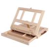 Multifunction Painting Easel Artist Desk Easel Portable Miniature Desk Light Weight Wood Folding Easel For Storage Or During Trips