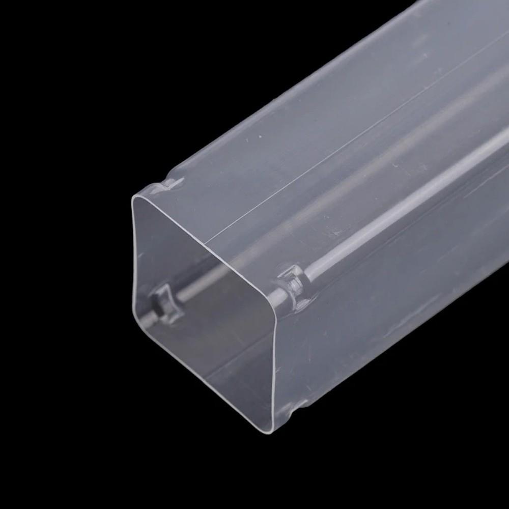 5pcs Portable Square Drill Bit Packaging Boxes Transparent Plastic Packaging Box Telescopic Storage Boxes Accessories Storage