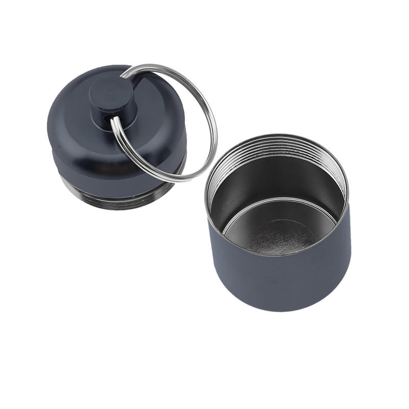 3 шт. Мини алюминиевый футляр для таблеток брелок портативный ящик для хранения лекарств портативный держатель для таблеток на открытом воздухе брелок контейнер бутылка