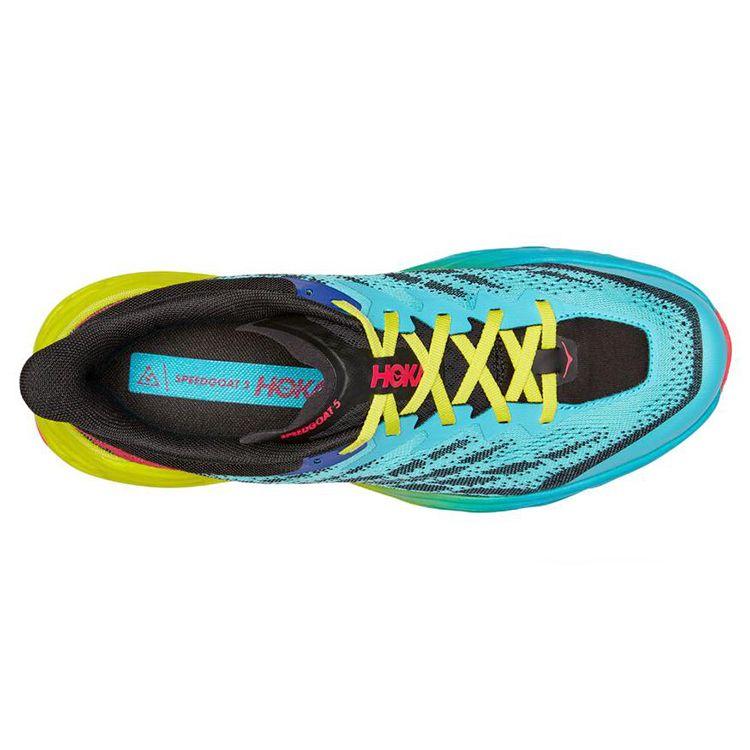 HOKA Speedgoat 5 Scuba Blue Черные мужские кроссовки 1123157-SBBK