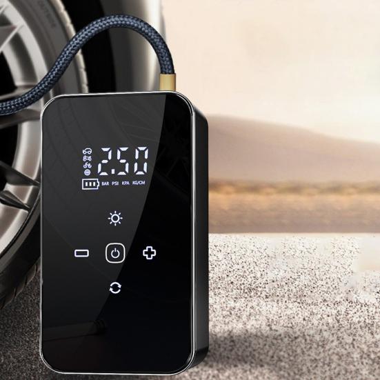 Wireless Tire Inflator Portable Air Compressor Digital Display Portable Rechargeable Auto Shut-off Smart Cordless Air Pump