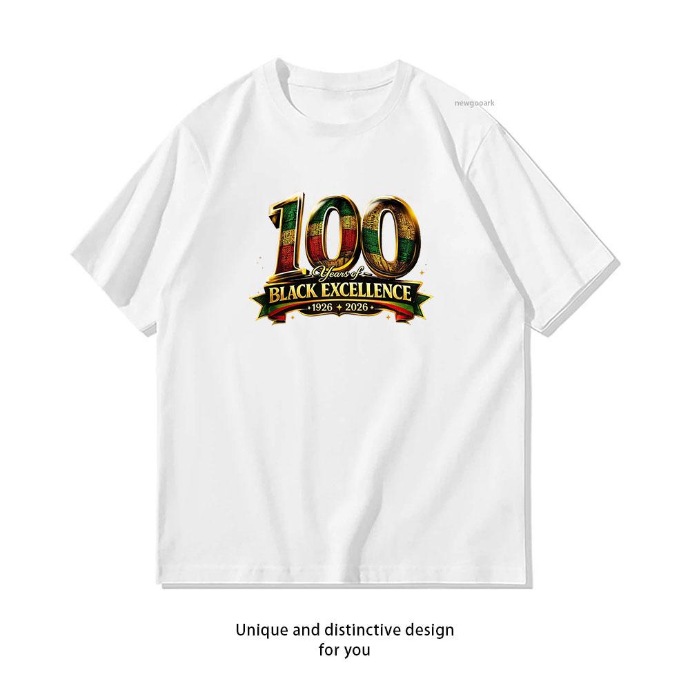 Years of Black Excellence tshirt Black History tshirt Women Unisex Casual cotton graphic t shirts outdoors