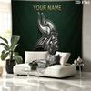 Custom Name,Minnesota Vikings Wall tapestry, aesthetic printed fabric blanket, suitable for bedroom, living room, and home decor.