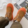 Fashion 2025 New Winter Men Boots  Slippers Warm Men Shoes Waterproof Non-Slip Plush Sneakers Male Leather  Boots Size 38-44