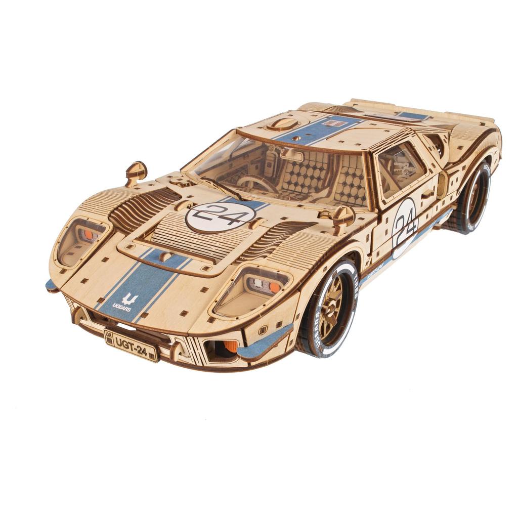 Ugears UGT-24 Гоночный автомобиль Endurance - Деревянная модель-конструктор - Клей и инструменты не требуются