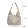 Yogodlns Casual Corduroy Shoulder Bag for Women Large Capacity Shopping Tote Autumn Winter Top-handle Bag Student Big Handbags
