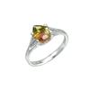 Natural Rare Tourmaline Gemstone 925 Sterling Silver Ring  Size 4.5 US Gift Ring