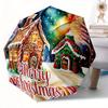 Christmas Decor Automatic Folding Umbrella Compact Lightweight For Outdoor Adventurest47