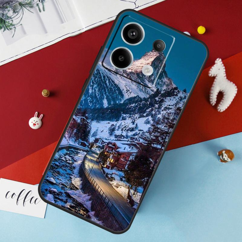 Чехол Zermatt Matterhorn Swiss Mountain для Xiaomi Redmi Note 13 12 10 8 9 11 Pro 12S 10S 11S Redmi 13C 10A 10C 9C 12C