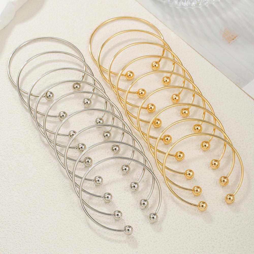 Винтажный хип-хоп индийский сферический браслет-манжета набор из 9 штабелируемых браслетов