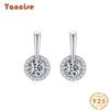 Tancise 925 Sterling Silver Zircon Earrings Drop Earrings For Women Wedding Party Gifts