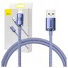 Baseus Crystal Shine USB To Lightning Cable, 2.4A, 1.2M (Purple)