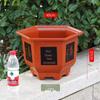 Thickened Hexagonal Plastic Flower Pot Set