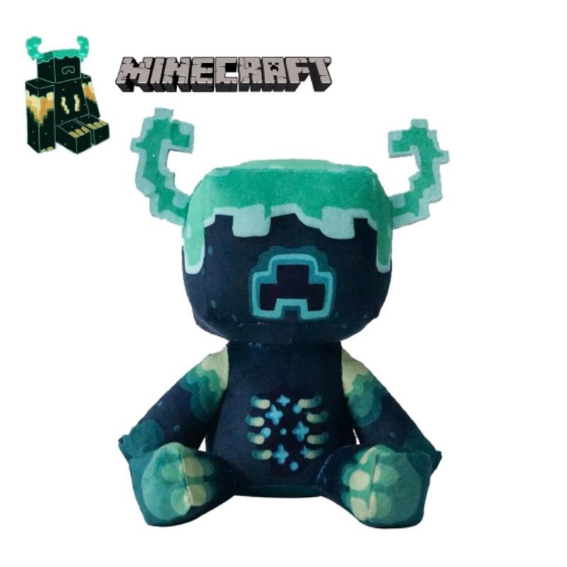 Cute Minecraft Warden Plush Stuffed Animal Soft Pixel Doll Children Gift Toy
