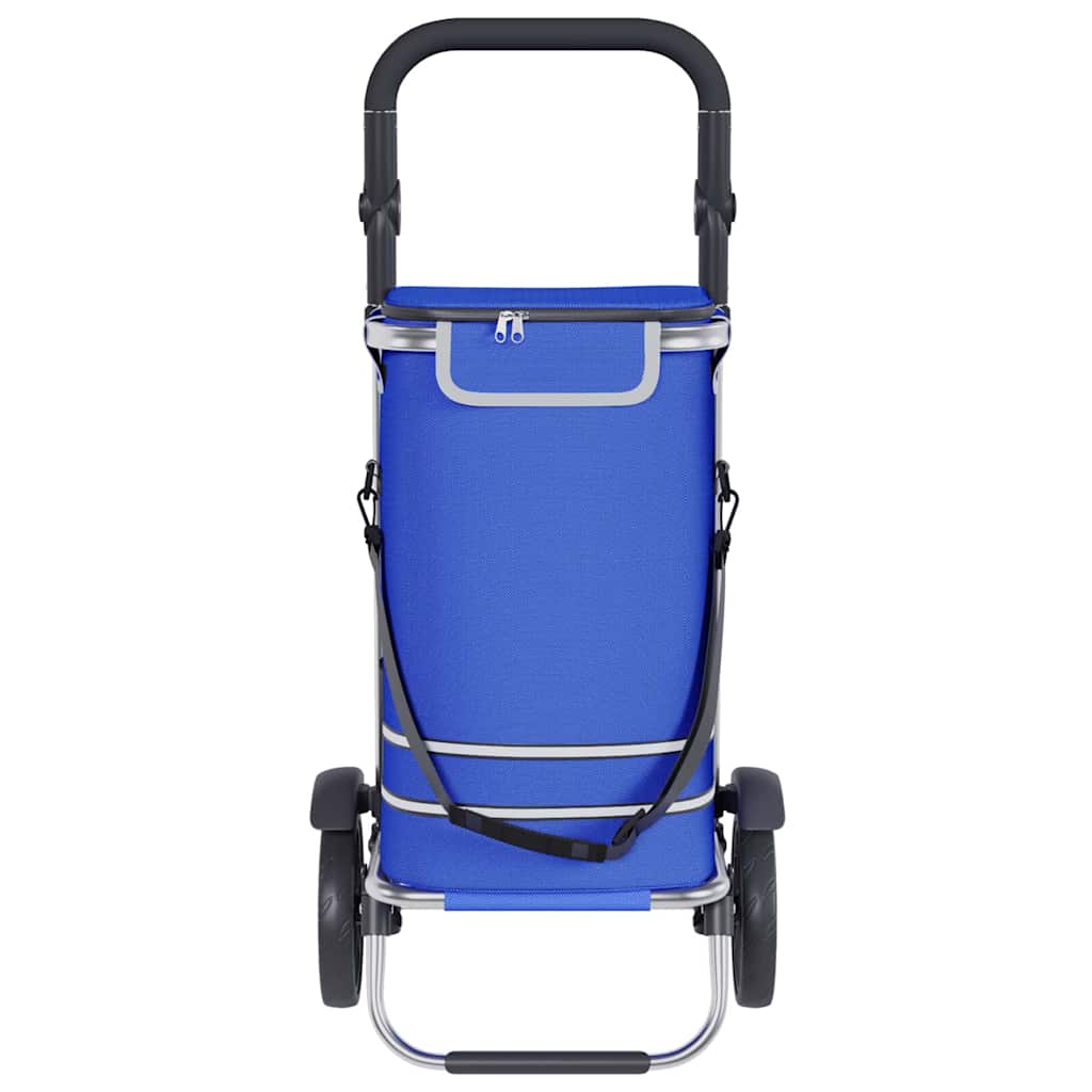 Shopping Trolley Blue 36.5 x 46.5 x 100.5 cm Oxford Fabric