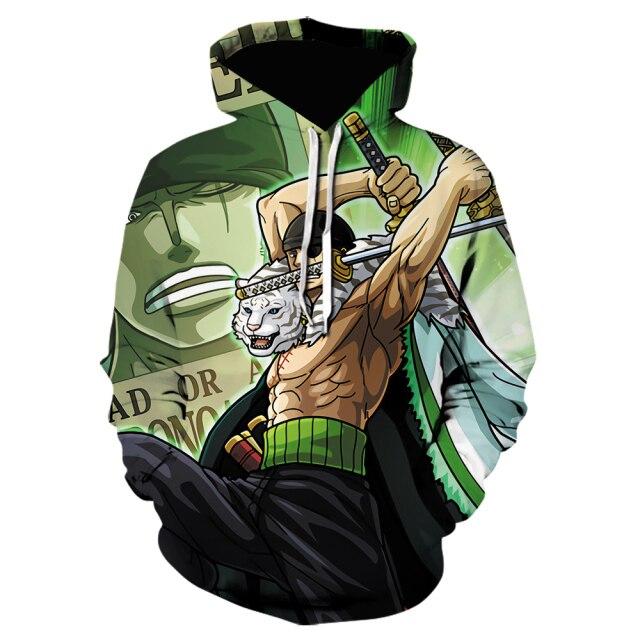 Толстовка с капюшоном в стиле японского аниме One Piece Луффи, толстовки с 3d принтом, куртка в стиле Харадзюку, толстовка высокого качества с героями мультфильмов, спортивные костюмы для подростков
