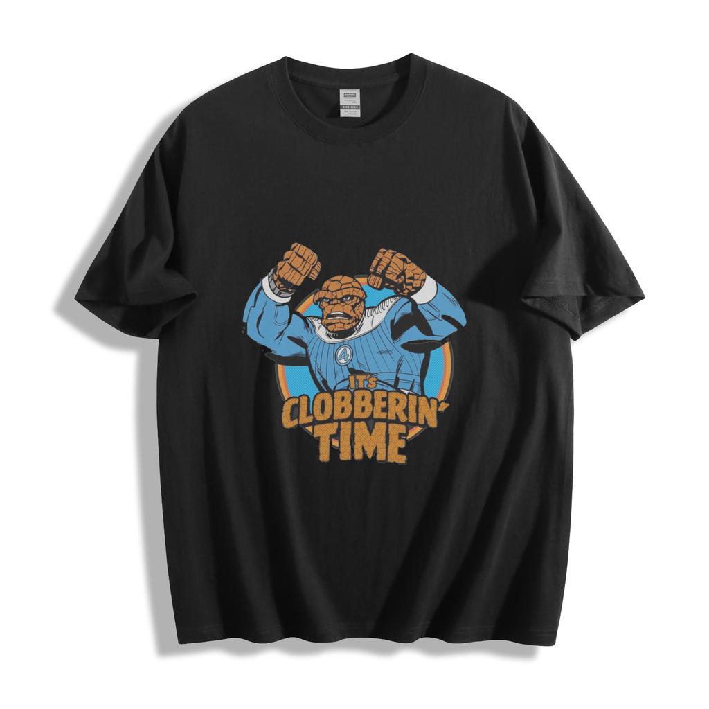 Fantastic Four It's Clobberin' Time T-Shirt - Powerful Thing Design Unisex Tee