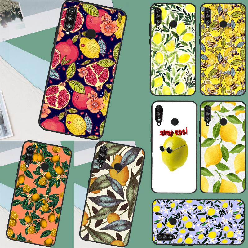 Summer Lemon and Leaf For Huawei Nova Y90 Y70 Y60 Y72 Y61 Y91 12s 12i 11i 7i 8i 9 10 SE P60 Pro P30 P40 Lite Case