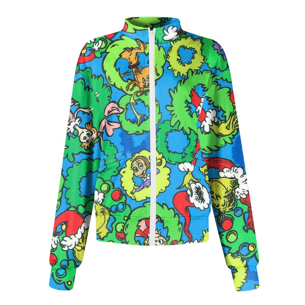 Женский однобортный защитный комбинезон с длинным рукавом и карманом, рабочий воротник-стойка, кардиган, куртка, топ