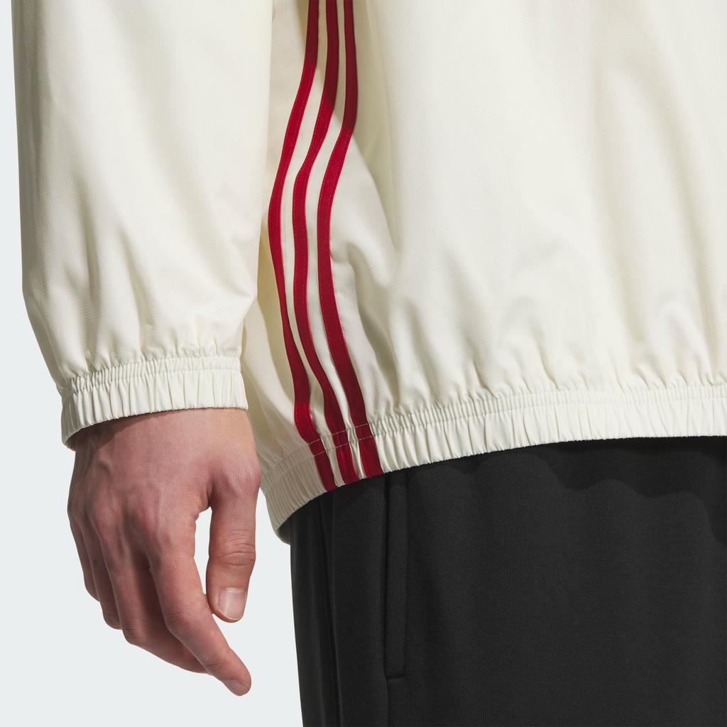 adidas Оригинальный трикотажный пуловер FW25 Team свободного кроя с V-образным вырезом, мужская спортивная толстовка KC0112