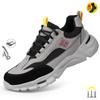 Work Safety Shoes Steel Toe Anti-Puncture Indestructible Men Safety Boots Sneaker Male Protective Footwear