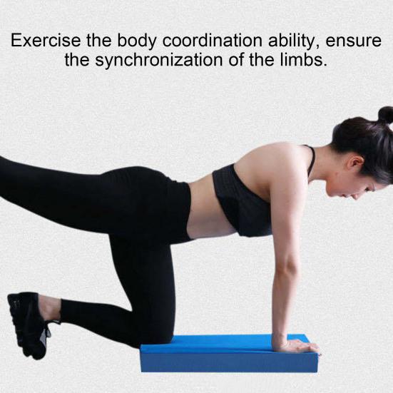 Extra Wide Yoga Physical Therapy High-Density Balance Pad Men Women TPE Core Strength Stability