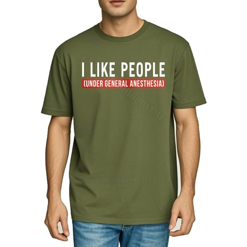Funny tshirt Workout Round Neck Tee I Like People Under General Cotton Plus Size Tshirt Classic Fashion Tshirt Daily Wear